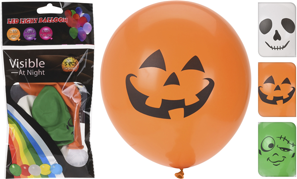 Halloween LED-balloner