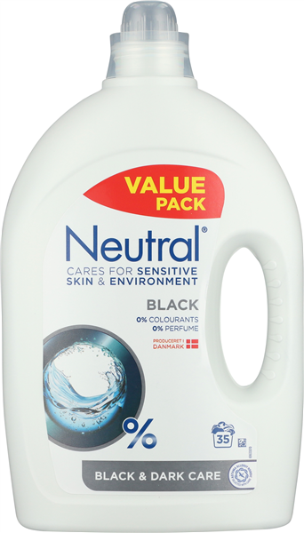 Neutral Flyd Vask Black – produktbillede