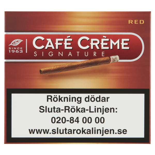 Signature Cafe Creme Red