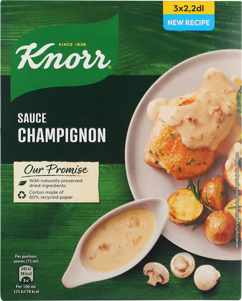 Knorr Sauce Champig 3x36g
