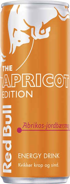Red Bull Abrikos-jordbær